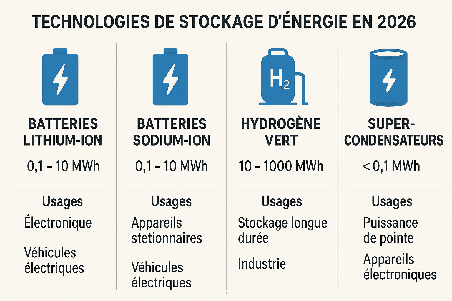 découvrez comment les innovations en stockage d’énergie en 2026 pourraient révolutionner le marché et faire baisser considérablement les prix de l'électricité.